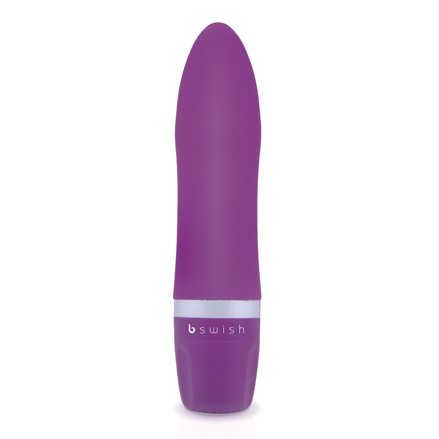 B Swish Bcute Classic Purple - Multi-Speed ​​Massager, Dimensions 10 cm x 2 cm, Water Resistant, ABS Plastic and Silicone