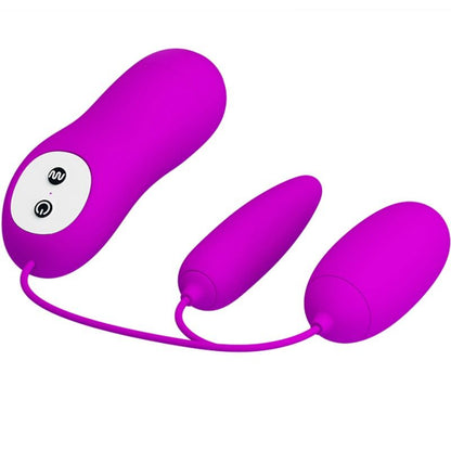 Pretty Love Flirtation - Two Egg Vibrator, 12 Vibration Functions, USB Rechargeable