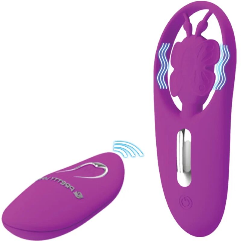 Pretty Love Smart - Pretty Love Dancing Butterfly Remote Control - Purple Clitoris Stimulator