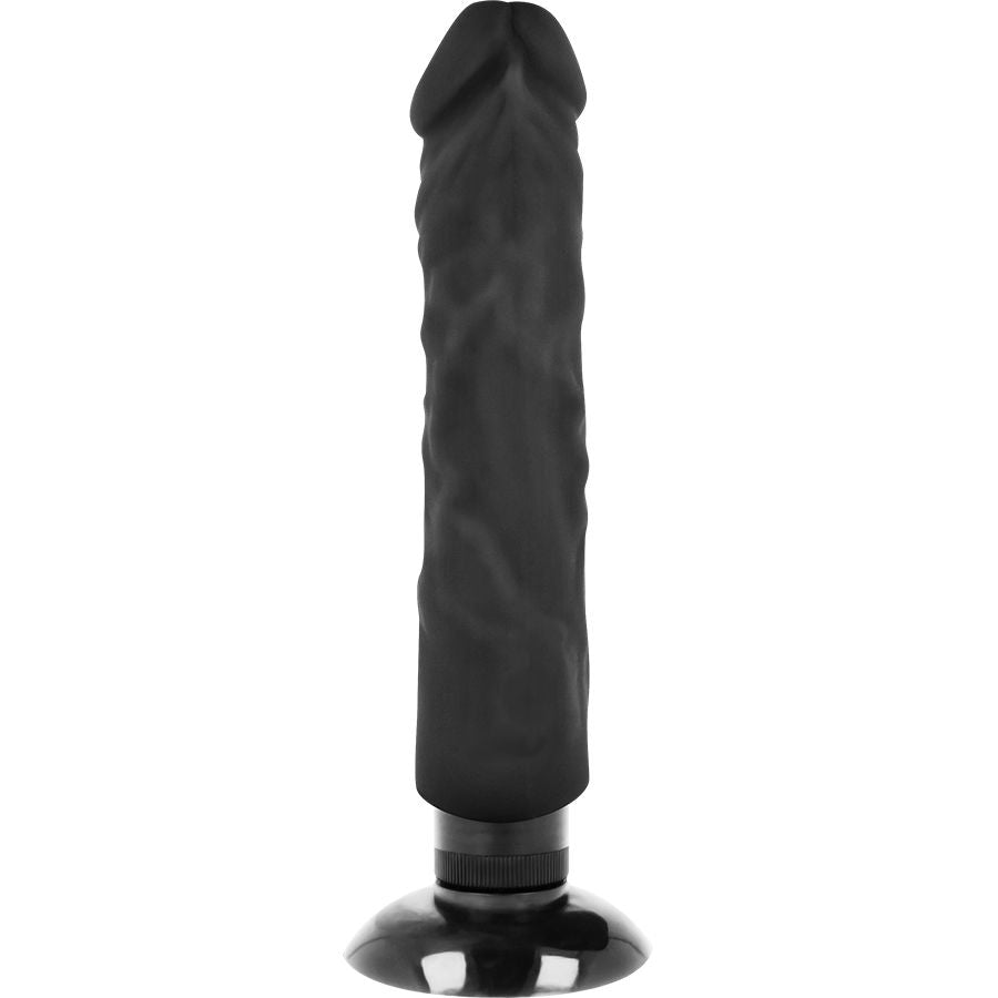 Basecock - Realistic 2-in-1 Vibrator Black, 20 cm