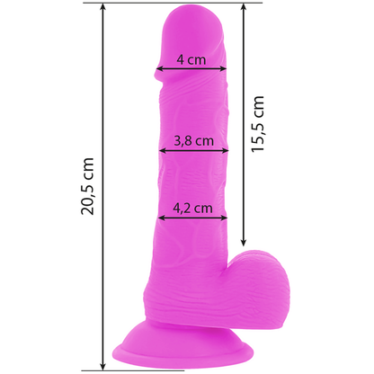 Diversia-  Vibrator Flexibil Vibrator 20.5 Cm Violet