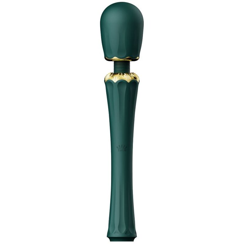 Zalo - Kyro Wand Green, Wand Massager, Direct Power 2.0 Technology, 2 Multifunctional Accessories, Water Resistant, Superior Quality Silicone, Vibrator With 5 Vibration Modes and 6 Speeds