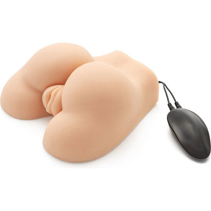 Act - Fat Butt Vibrator Masturbator with Vibrations, 19.5 x 19.5 x 19.5 x 7 cm