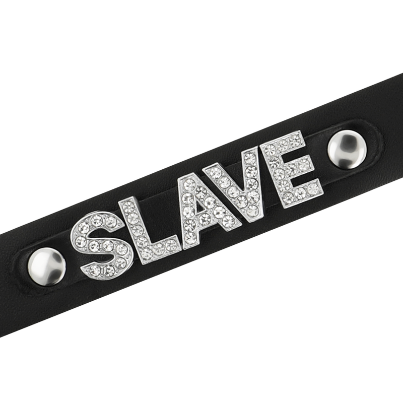 Coquette Accessories - Vegan Leather Slave Choker (One Size)