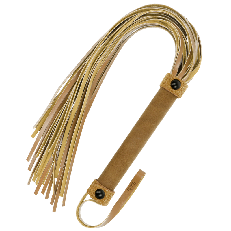 Submissive Origin Fetish - Quality Vegan Leather Whip, Length 28 cm