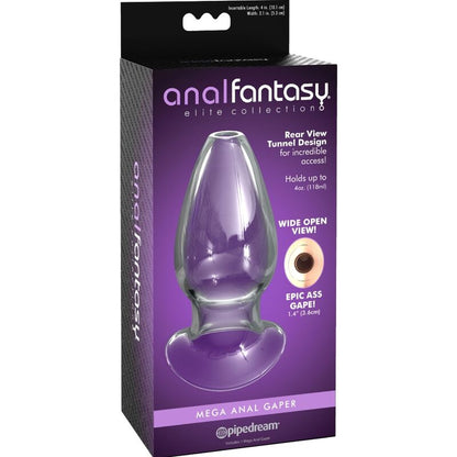 Anal Fantasy Elite Collection-  Anal Gaper Dilatator De Sticlă De Sticlă Dimensiune L