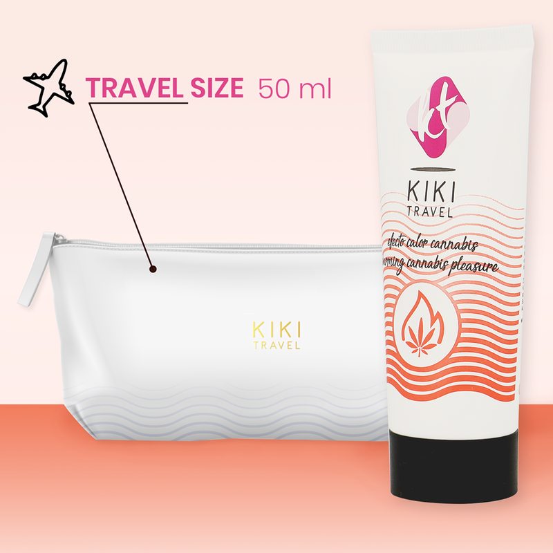 Kikõ Travel-  Lubrifiant Cu Efect Fierbinte De Canabis 50 Ml