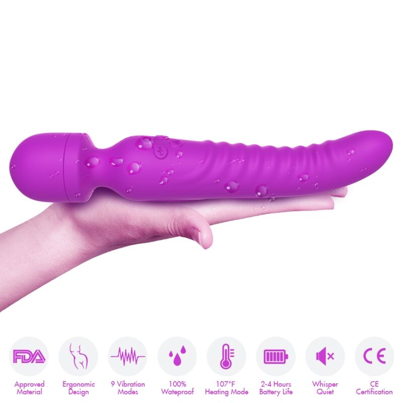 Armony Massagers- Misiunea De Masaj & Vibrator Efect De Căldură Violet