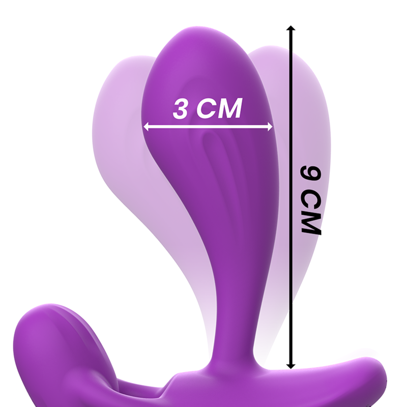 Intense Anal Toys-Intense Shelly Dop Anal Control De La Distanță Violet