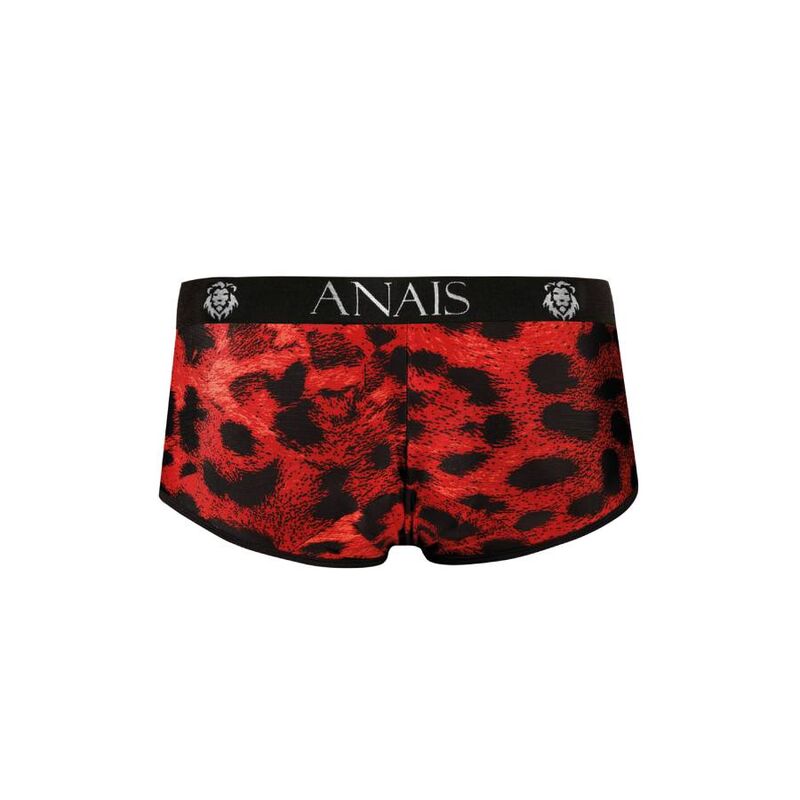 Anais Men - Red Savage L Briefs, Soft Microfiber Animal Print