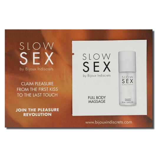 Bijoux Slow Sex - Full Body Massage Oil, 2 ml, Pleasure and Intimate Sensations