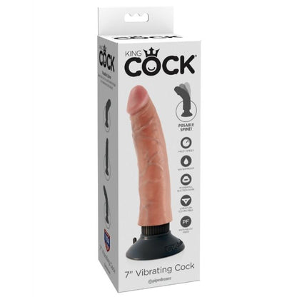 King Cock- 17,78 Cm Flesh De Penis Cu Vibrație