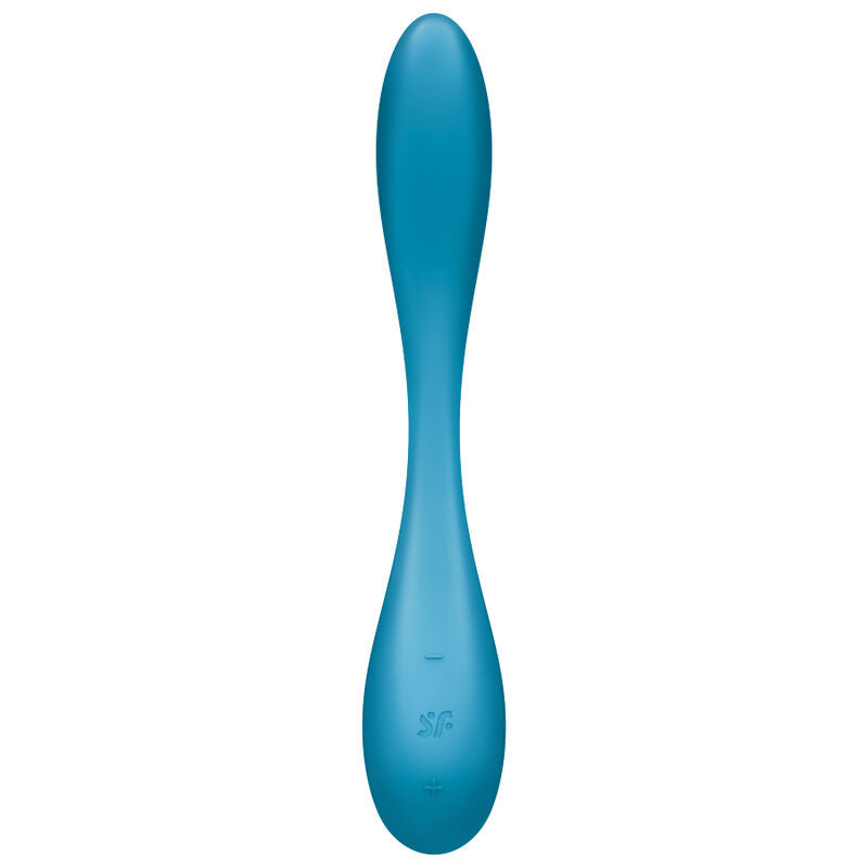 Satisfyer Vibrator - G-Spot Flex 5 Multi Vibrator, Body Friendly Silicone, Blue