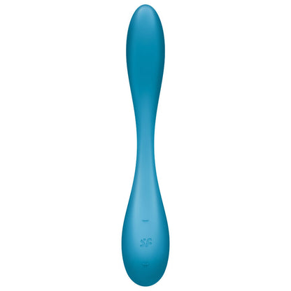 Satisfyer Vibrator - G-Spot Flex 5 Multi Vibrator, Body Friendly Silicone, Blue