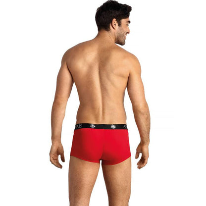 Anais Men - Soul Boxer XL Red Boxers, Soft Microfiber with Black Trim