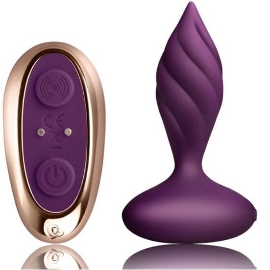 Rocks-Off - Desire Anal Stimulator with Remote Control and 10 Vibration Levels Lilac