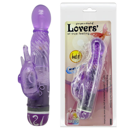 Baile Vibrators - Purple Multi-Speed ​​Vibrator and Clitoris Stimulator, Material: TPR, Batteries: 2AA, Recommended with Lubricant