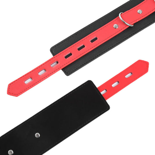 Ohmama Fetish - Adjustable Locking Buckle Wrist Restraints, Composition 85% PVC 15% Iron