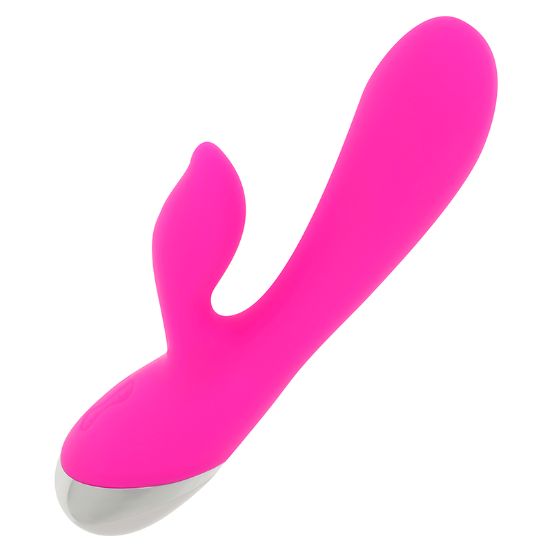 Ohmama Vibrators - Rabbit Vibrator 10 Vibration Modes, 19 cm, Silicone, Fuchsia