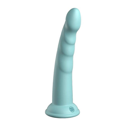 Dillio - Slim Seven Dildo 17.78 cm Green Silicone with Platinum