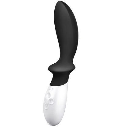 Lelo Loki Black - Rechargeable Prostate Vibrator, Body Safe Silicone, Dimensions 196.2 x 42 x 58 mm, 6 Settings