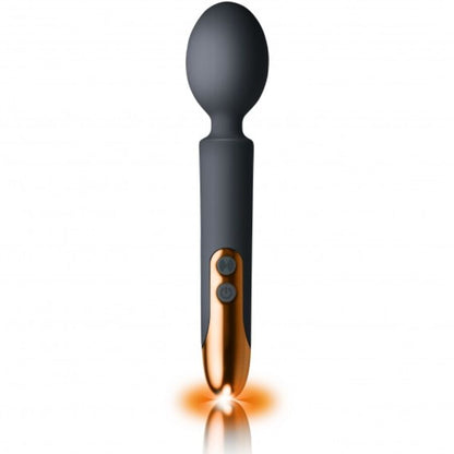 Rocks-Off Oriel Couples Play Couple Wand - 10 Deep Vibrations, Rechargeable, 100% Waterproof