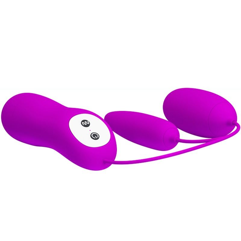 Pretty Love Flirtation - Two Egg Vibrator, 12 Vibration Functions, USB Rechargeable