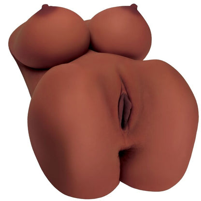 Pdx Plus+ - Realistic Female Torso Ez Bang Masturbator Brown 35.6 x 25.4 x 14 cm