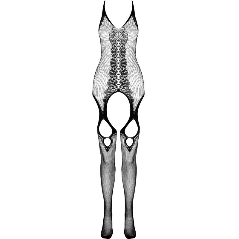 Passion Woman Bodystockings - Bodystocking Eco Bs013 Black from the Eco Collection