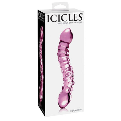 Icicles- Numărul 55 Masaj Din Sticlă Suflată Manual