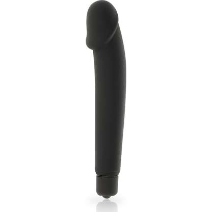 Dolce Vita - Realistic Black Silicone, Material: Silicone, Waterproof, Soft and Flexible Texture