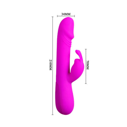 Pretty Love Flirtation - Clement Rabbit Vibrator 30 Modes - Purple