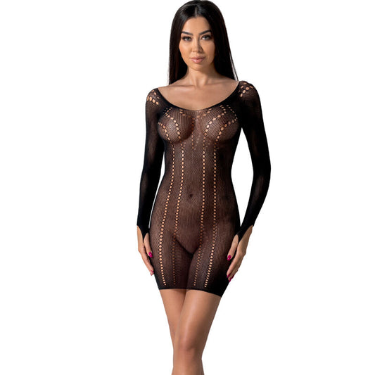 Passion Woman Bodystockings - Bs101 Black Sensual Bodystocking, One Size