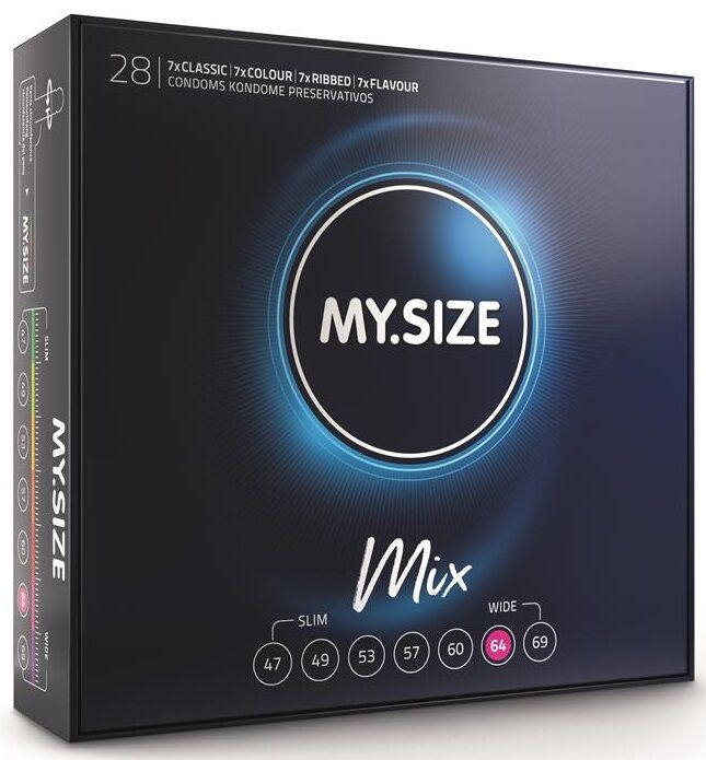 Condoms My Size Mix - Set 28 pieces, 64 mm - My Size Mix