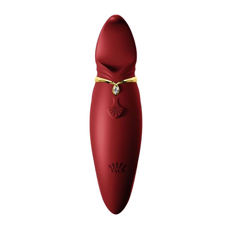 Zalo - HERO Pulse Wave Massager Red, Rechargeable Clitoris Vibrator, Dimensions: 14.6 x 5.4 x 3.9 cm