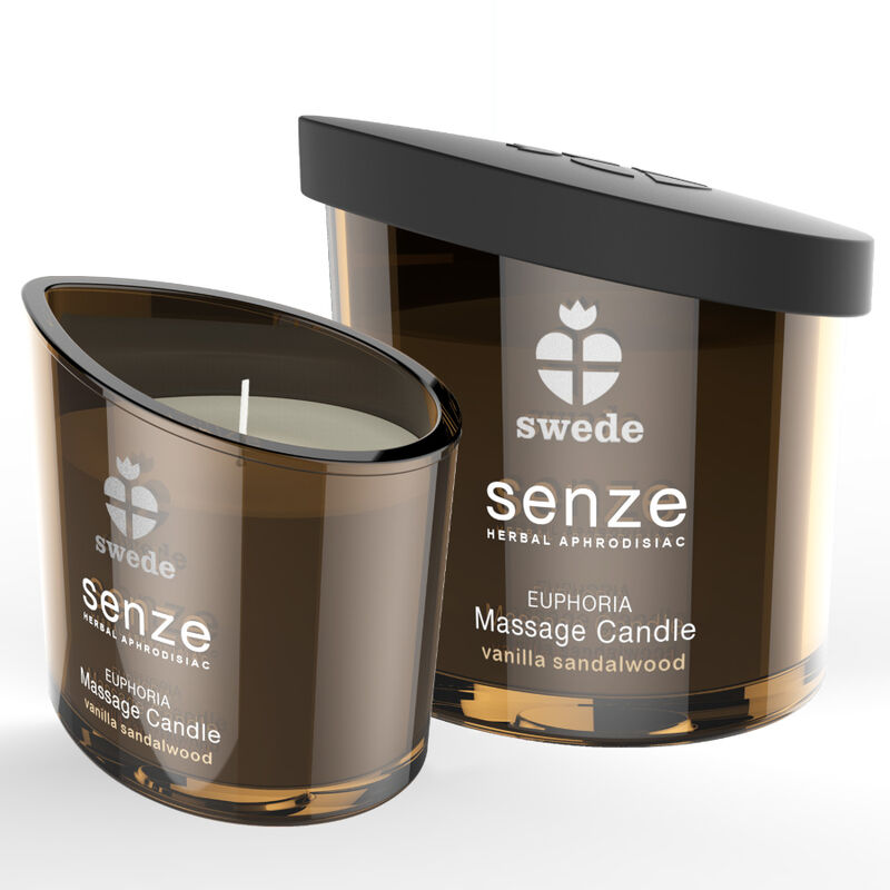 Swede - Senze Euphoria Massage Candle - Vanilla, Sandalwood, 50 ml