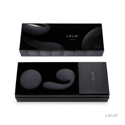 Lelo - Ida Black Vibrator for Couples with Vibrations and Rotations Inside, Remote Control