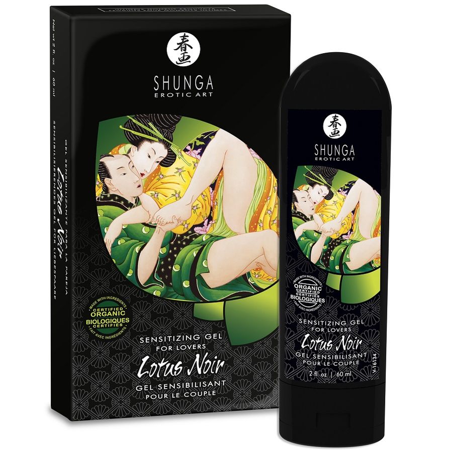 Shunga Aphrodisiacs- Cremă Sensibilizantă Lotus Noir 60 Ml