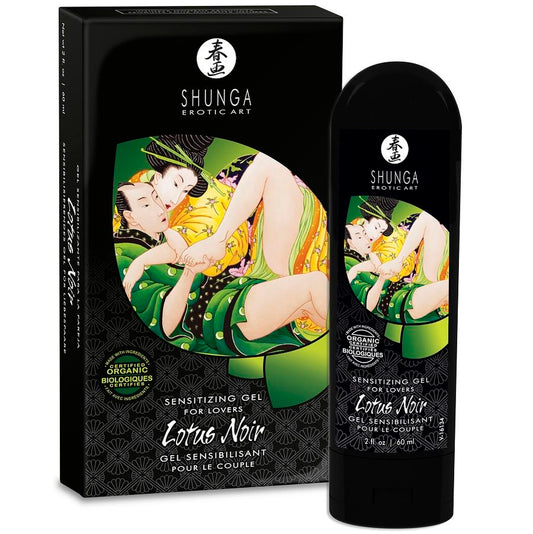 Shunga Aphrodisiacs- Cremă Sensibilizantă Lotus Noir 60 Ml