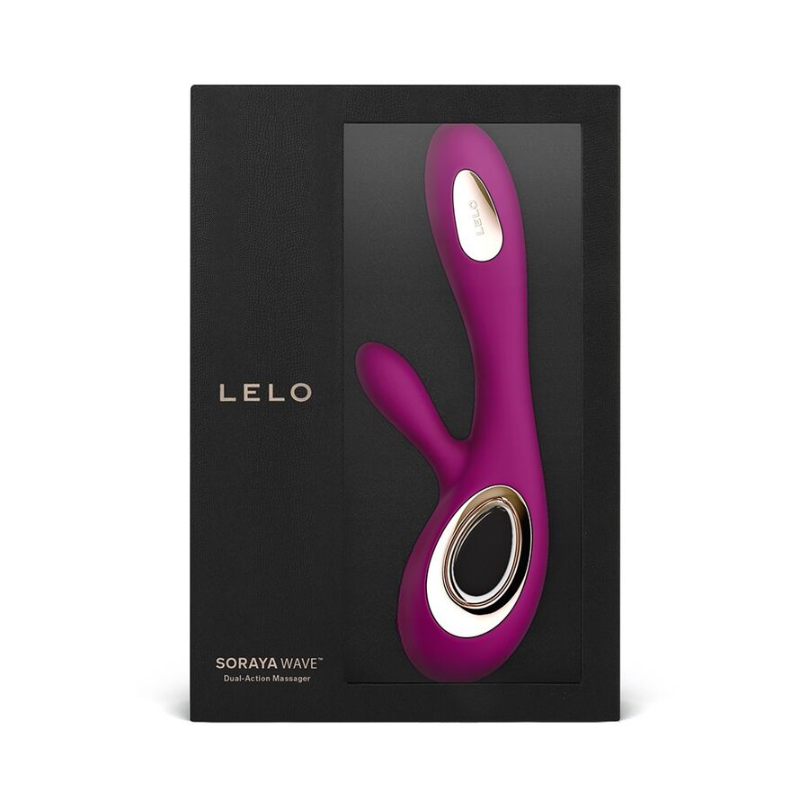 Lelo Soraya Val De Valuri Rabbit Vibrator Deep Pink - Dual Clitoris and G Spot Stimulation, WaveMotion Technology, Soft Silicone, Rechargeable, Dimensions and Features