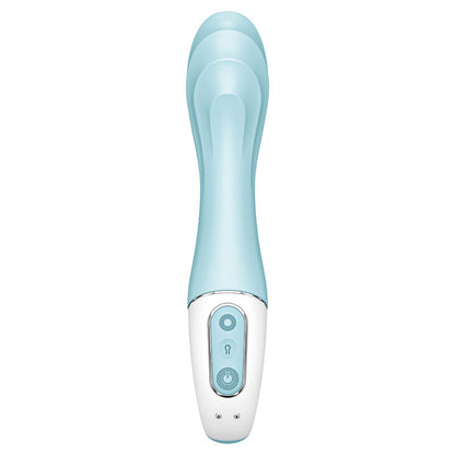 Satisfyer Connect - Air Pump Vibrator 5+ Inflatable G-Spot, Waterproof, 15 Years Warranty, Blue