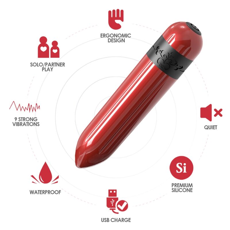 Armony Stimulators- Rachetă Vibrator Bullet Control De La Distanță Fuchsia