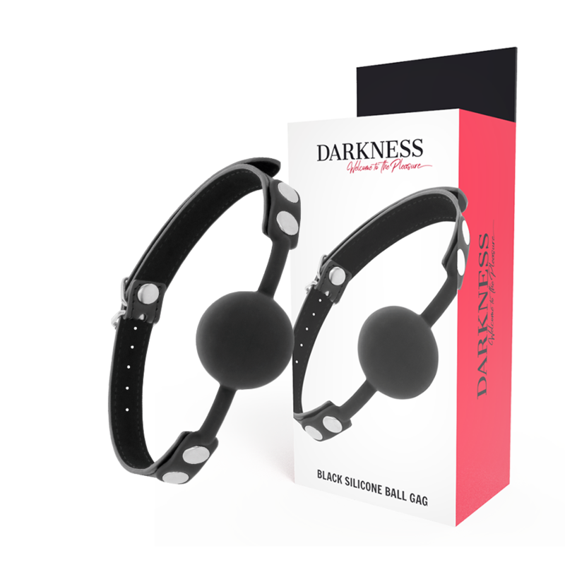 Darkness - Black Silicone Gag, Advanced Games