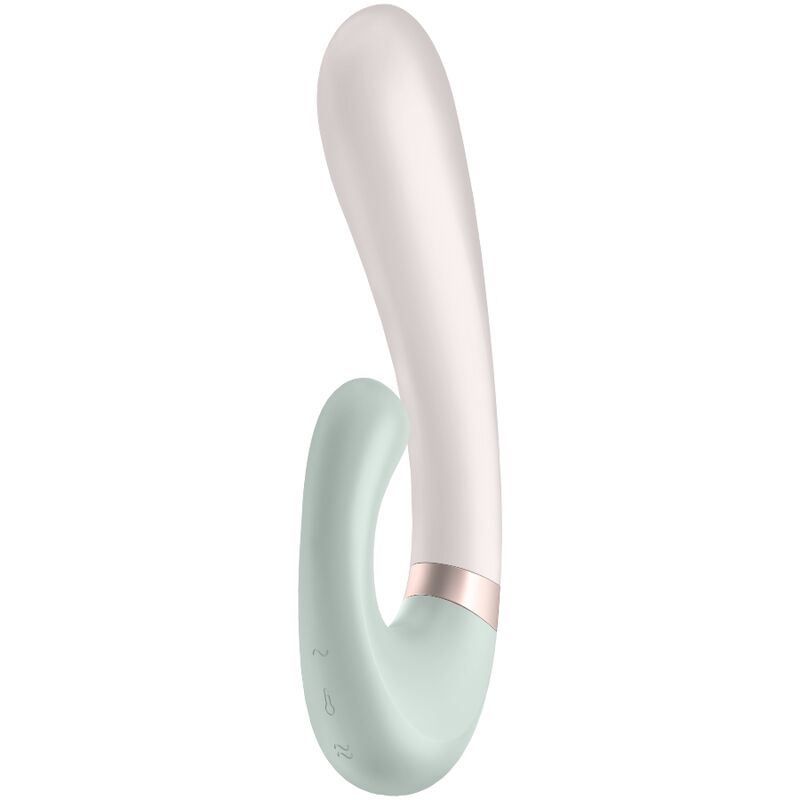 Satisfyer Heat Wave Vibrator App - Clitoris and G Spot Stimulation with Vibration and Heat, White