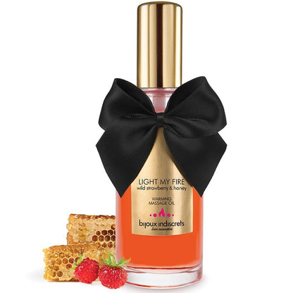 Bijoux Love Cosmetiques-Light My Fire Wild Strawberry Ulei De Încălzire