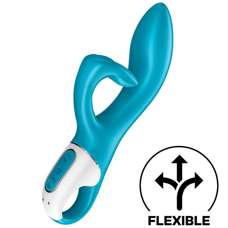 Satisfyer Embrace Me - G Spot and Clitoris Vibrator, Flexible, Turquoise, Water Resistant