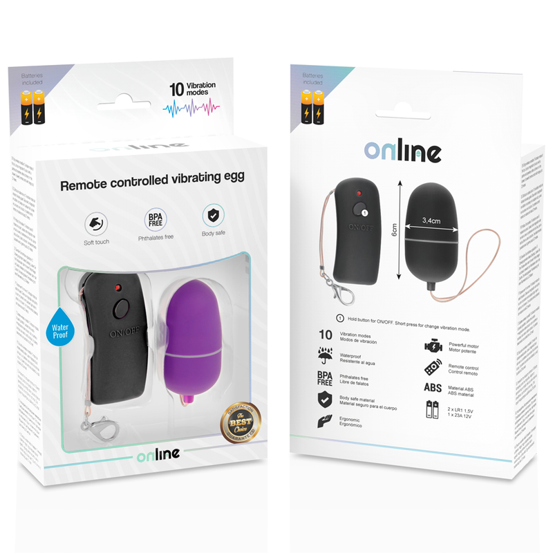 Online- Ou Vibrator Cu Telecomandă Liliac