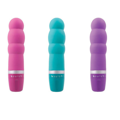 B Swish Bcute Classic Perla - Massager with Beads, Size 10 cm x 2 cm, Water Resistant, ABS Plastic and Silicone