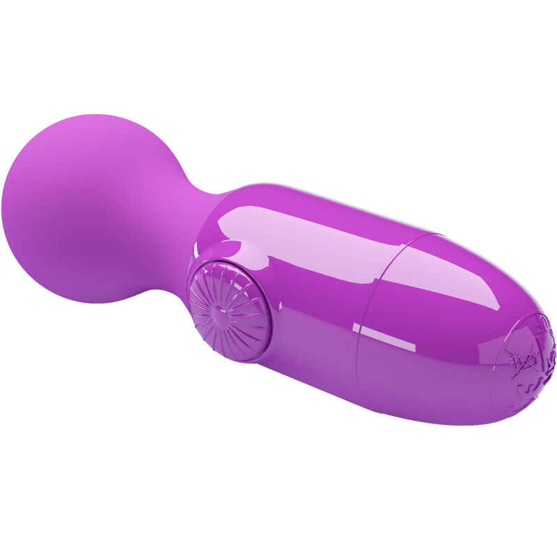 Pretty Love - Small Mini Stick Wand, Cute Purple, Strong, Material: Silicone, Color: Purple