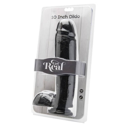 Get Real-  Dildo 25,5 Cm Cu Bile Negru